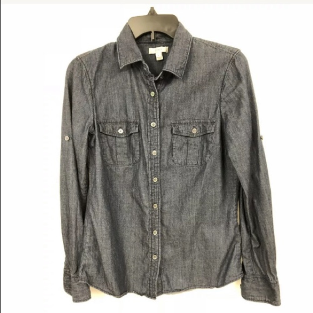 J crew denim‎ shirt 2